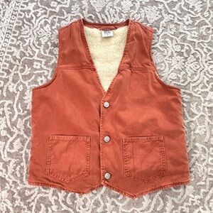 Urban Outfitters BDG Sherpa Lined Denim Vest